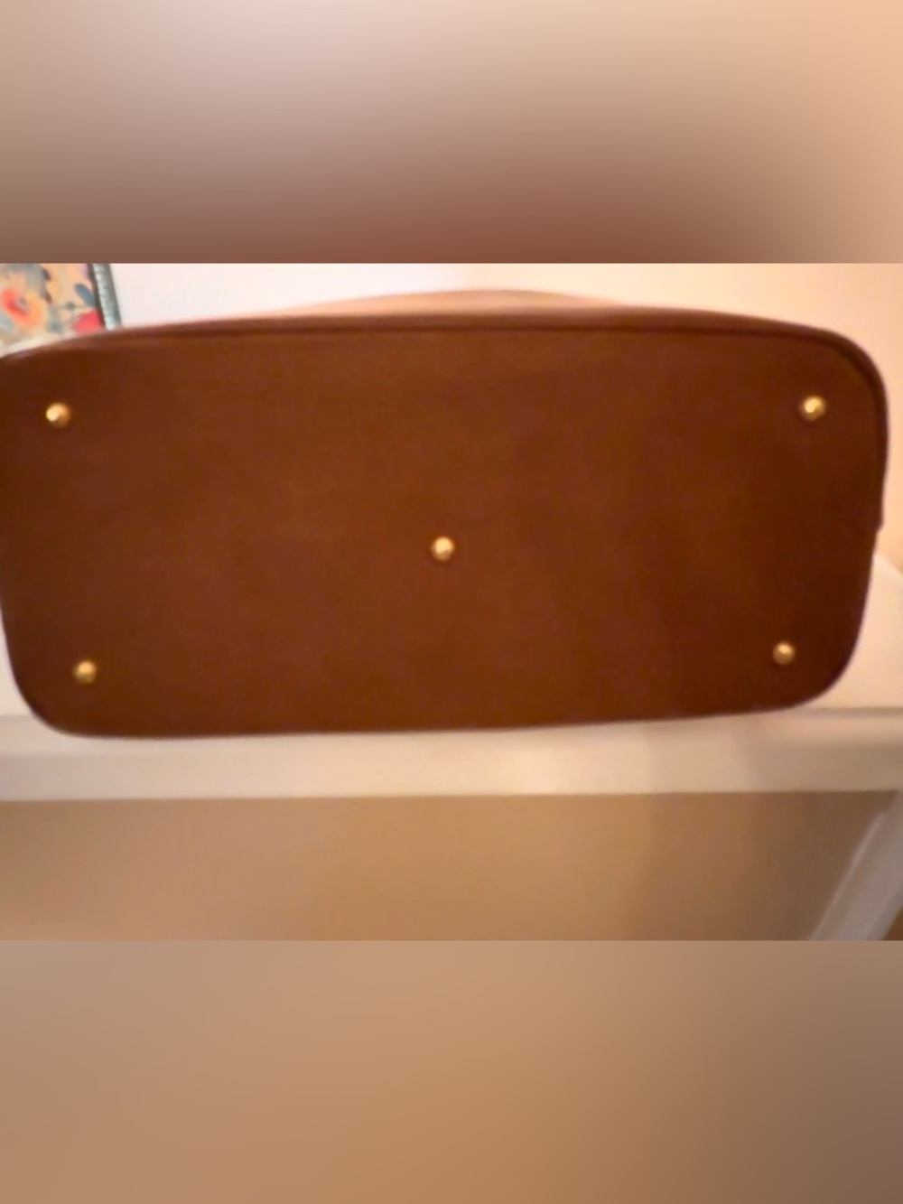 Nina Ricci  Vintage brown suede & Leather Tote Bag GUC - Picture 9 of 14